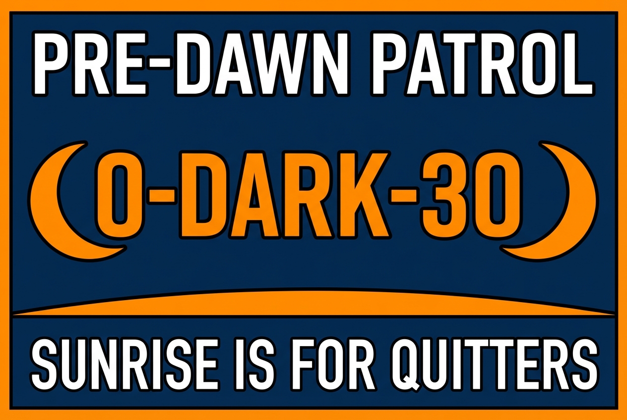 Pre-Dawn Patrol patch